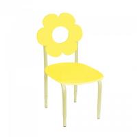 СТУЛ ДЕТСКИЙ НА М/К РЕГУЛИРУЕМЫЙ 2 МДФ "ЦВЕТОК" желтый