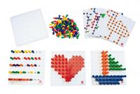 Мозаика Peg Board. Набор с прозрачными досками и картинками