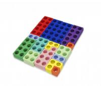 Нумирошка. Набор цветных пластиковых форм 80 шт. в коробке по методике Нумикон