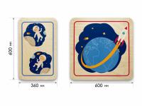 Набор стеновых панелей «Мы в Космосе - Первый полёт»