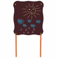 Меловая уличная доска 2