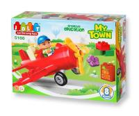 Конструктор "Город" самолет, 8 деталей