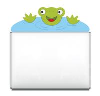 Декорация для магнитной доски "Жабка"