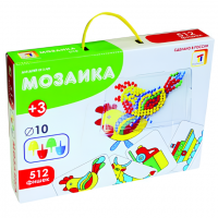 Мозаика с комплектом заданий, 512 элементов