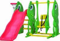 Горка с качелями