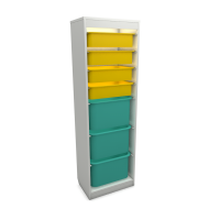 Стеллаж для хранения с ящиками №2