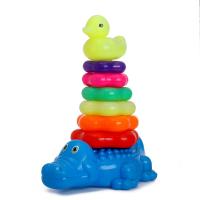 Пирамидка "Радуга", 6 колец