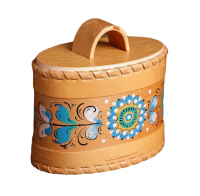 Туес с росписью (13,5 см)