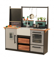 Кухня игровая "Усадьба" серая