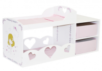 Двухъярусная кроватка с системой хранения серия "Пьемонт", Адриана Мини