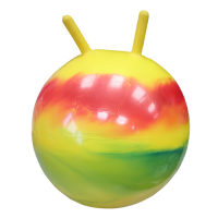 Мяч радужный с рогами