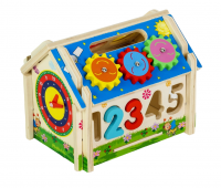 Сортер-стучалка «Домик с шестерёнками»