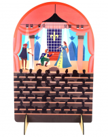 Ширма для сюжетно-ролевых игр двухсторонняя ТЕАТР