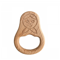 Деревянный грызунок "Матрешка"