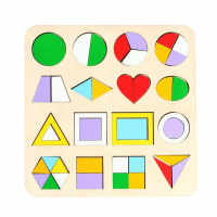 Головоломка "Геометрические фигуры - часть и целое"