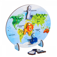 Головоломка "Животные мира"