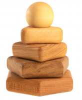 Пирамидка «Эрудит большая», 5 пород