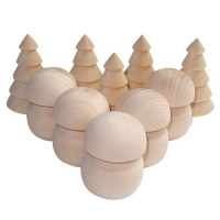 Счетный материал "Елочки-грибочки"