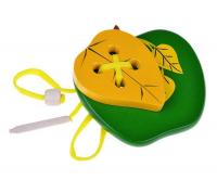 Шнуровка  "Яблоко с листиком"