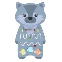 Бизиборд «Волчок»