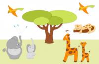 Комплект декораций "Сафари"