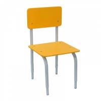 СТУЛ ДЕТСКИЙ НА МЕТАЛЛОКАРКАСЕ РЕГУЛИРУЕМЫЙ оранжевый