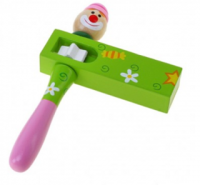 Игрушка музыкальная трещотка "Веселый клоун"