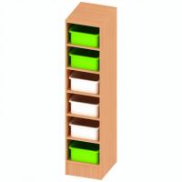 Система хранения 6 контейнеров (350х1200х420 мм)