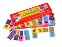Домино в футляре "Домашние животные и птицы"