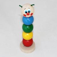 Пирамида "Гусеница" шары 4 цвета