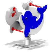 Качалка на пружине "Дельфин"