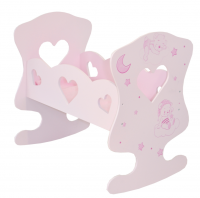 Кроватка-люлька серии "Лаки", цвет Розовый Мини