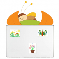 Декорация для магнитной доски "Спящий жук"