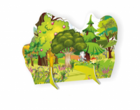 Декорация "Лес" (с зайчиком)