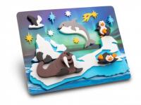 Мозаика мягкая - аппликация  объемная "Север"