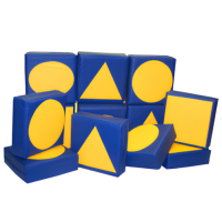 Набор папок с аппликацией (геометрические фигуры)