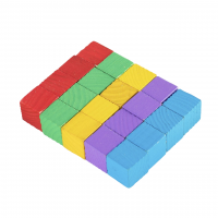 Счетный материал 20 кубиков в цвете (большие)