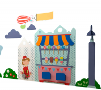 Панель "Продавец сладостей"