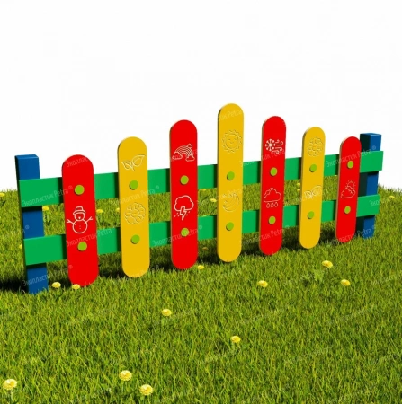 Забор из Экопластика "Природа"