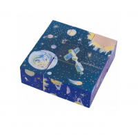 Кубики деревянные "Космос"