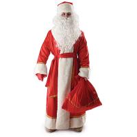 Костюм "Дед Мороз" креп-сатин (красный)