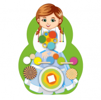 Дидактическая панель  Бизиборд ВНУЧКА