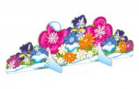 Двусторонняя декорация "Цветочная полянка. Лето-Зима"