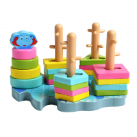 Пирамидка логическая "Слоник"