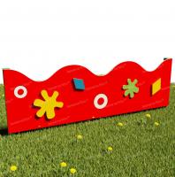 Забор из Экопластика "Морские сокровища" (Модель1)