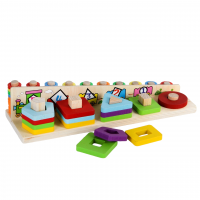 Логическая пирамидка "Веселый поезд"