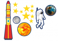 Набор декоративных элементов КОСМОС