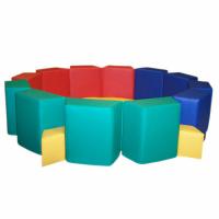 Сухой бассейн круглый "Трапеция"