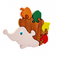 Пазл "Eжик" деревянный