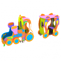 Игровой паровозик "Гном граффити"